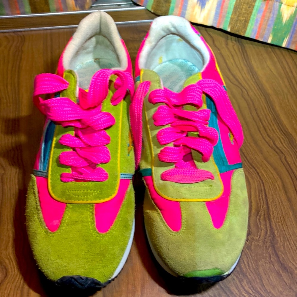 Vintage KangaROOS Men’s  11  Neon Old School Sneaker